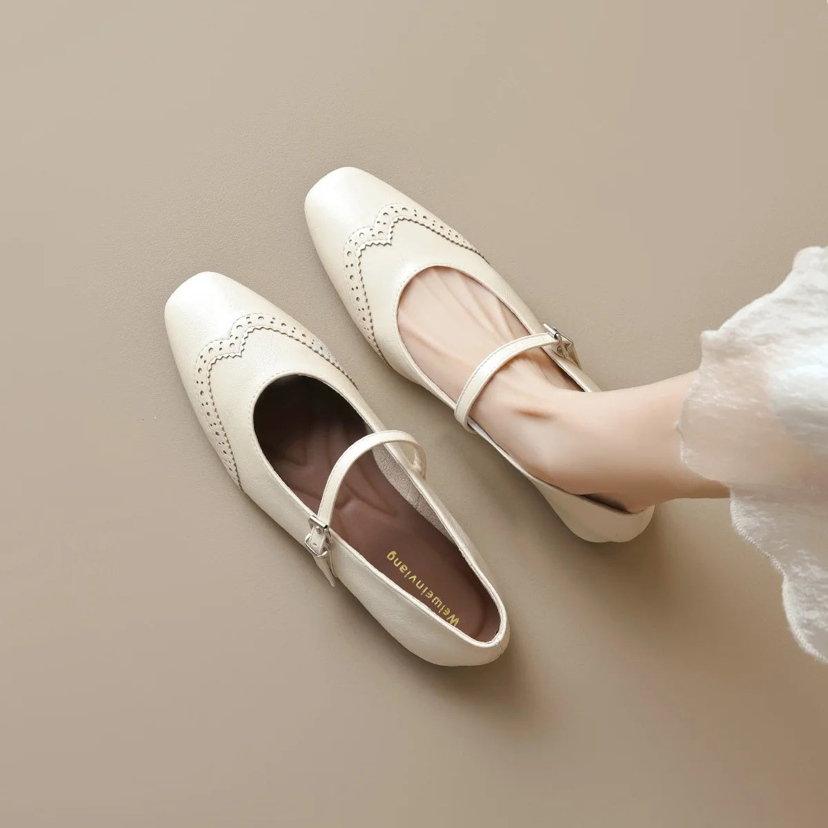 spring women's shoes Fashionable design Marie-Jane shoes Women's casual high heels and boat shoes Office and party wear