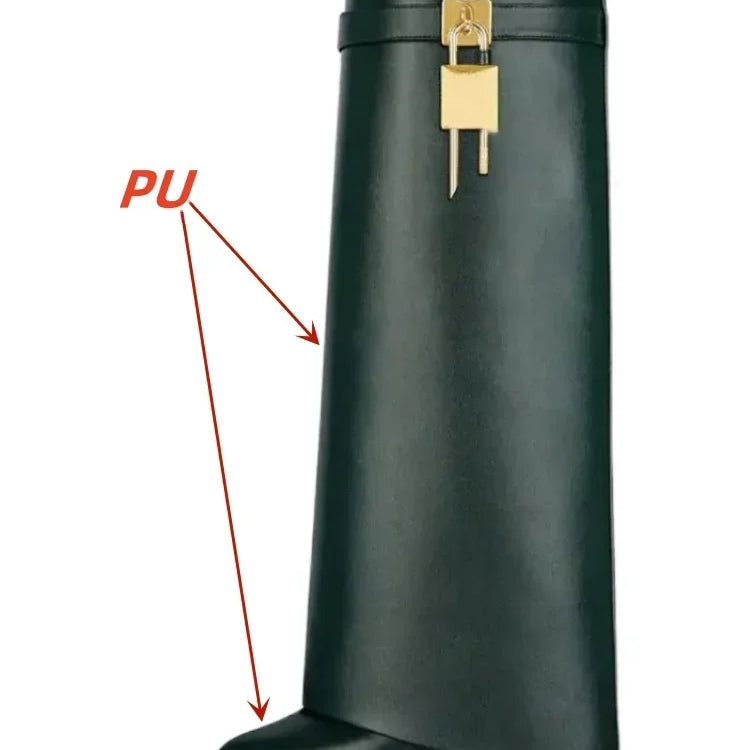 European and American Metal Lock Fasteners for High Tube Skirts, Boot Slopes, Leg Sleeves, Knee Length Boots, Platform Boots