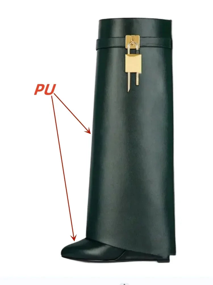 European and American Metal Lock Fasteners for High Tube Skirts, Boot Slopes, Leg Sleeves, Knee Length Boots, Platform Boots