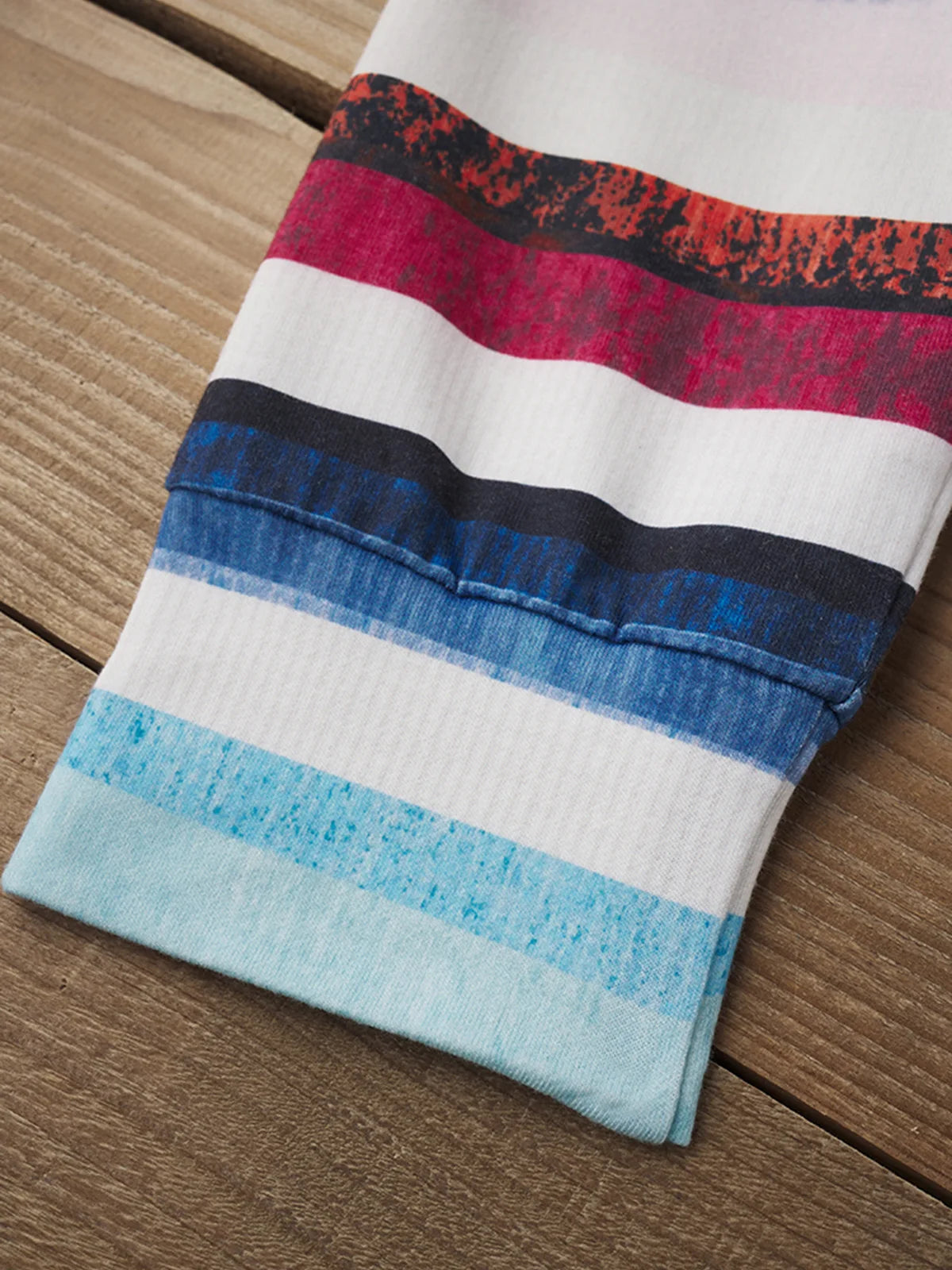 Striped Color-Blocked Zipper Collar Sweatshirt Vintage Harajuku Casual Print Long Sleeve Comfy Autumn Crew Neck Blouse