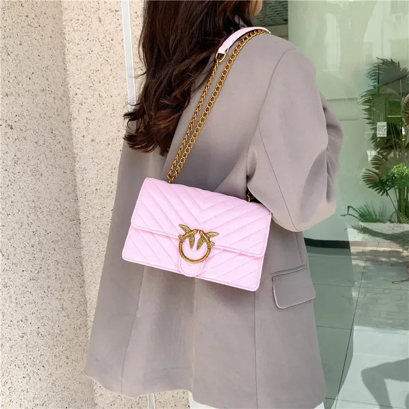 Stylish Ladies Crossbody Bag With Shoulder Strap Premium Leather Design Popular Classic Luxury Brand Item