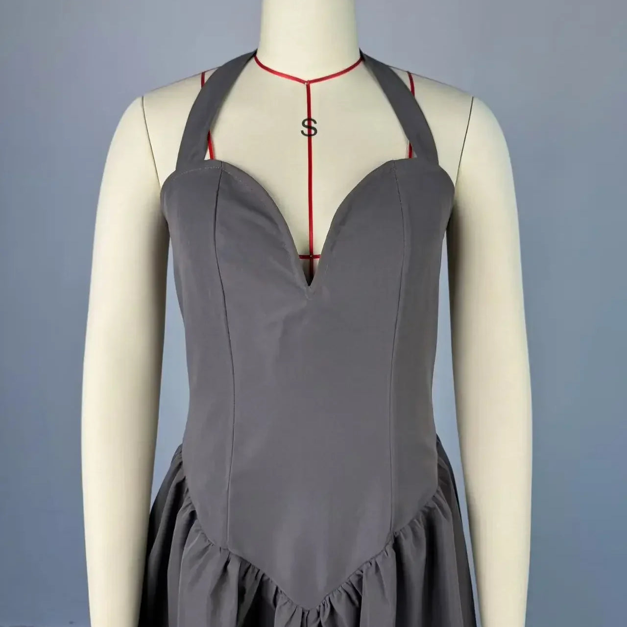 CM.YAYA 2024 Summer Sleeveless Sweet Strapless Slim Halter Floor-Length Long Women Dress Beach Party Evening Sexy Maxi Dresses