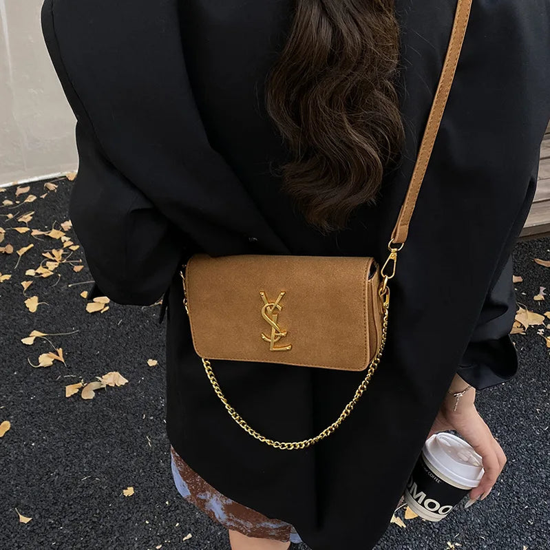 Must-Have Fall Winter Square Bag, Premium Underarm Purse for Women, Chic Shoulder & Crossbody Bag, Elegant Small Handbag