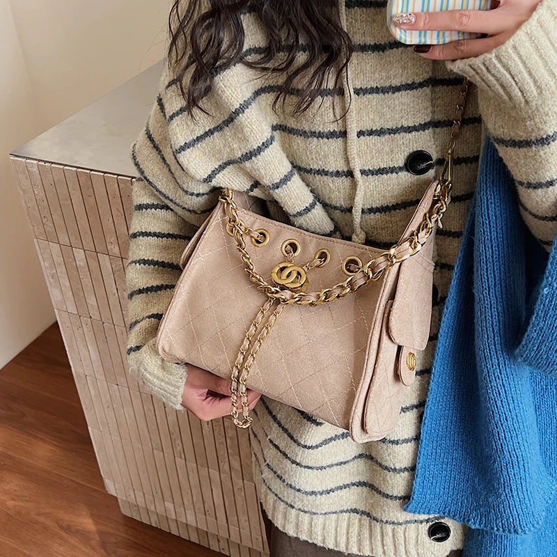 Classic Elegant Women's Leather Handbag Luxury Crossbody Shoulder Bag Designer Fashion Tote For Stylish Ladies