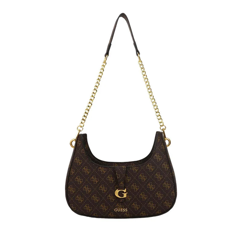 Elegant Leather Handbags For Women Shoulder Bag By Famous Desinger Luxury Brand Popular Classic Elegant Ladies