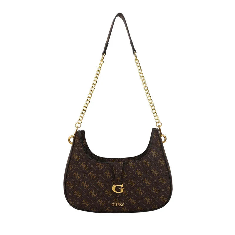 Elegant Leather Handbags For Women Shoulder Bag By Famous Desinger Luxury Brand Popular Classic Elegant Ladies