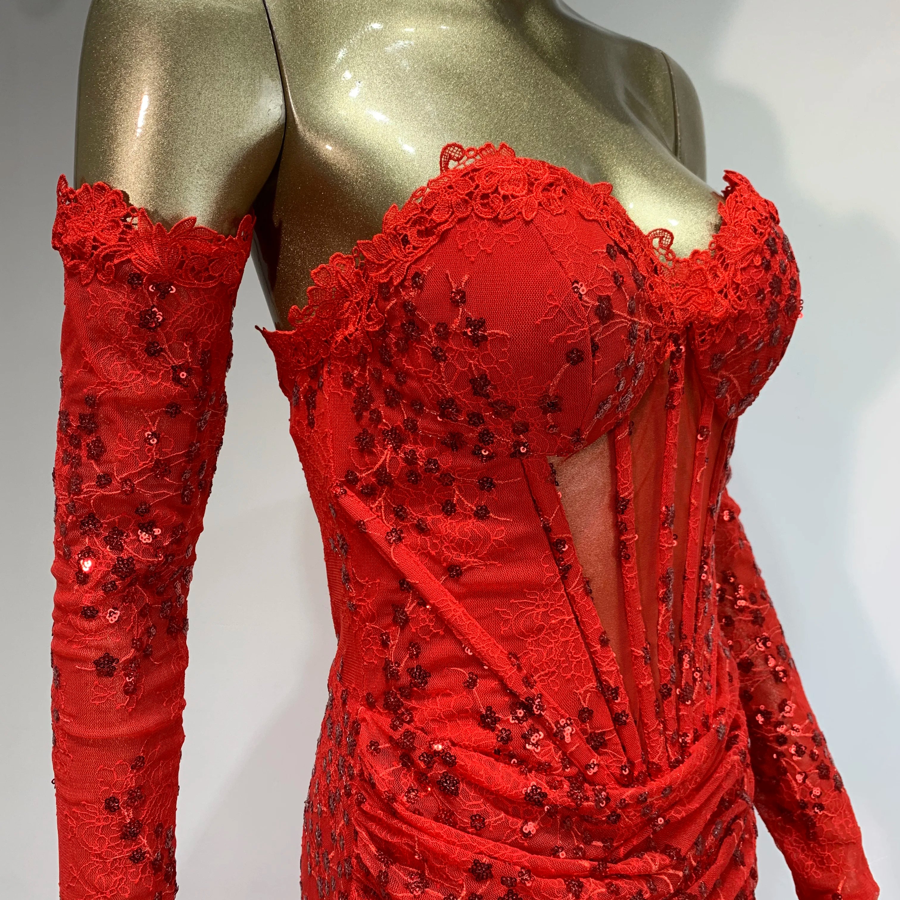 Women Summer Sexy Off Shoulder Lace Sequins Red Maxi Long Bodycon Dress 2024 Elegant Evening Party Club Dress Vestido