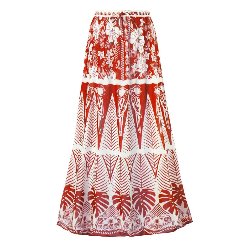 New 3PC Print Retro Swimwear Push Up Playa Women's Swimsuit One Piece Bodysuit Patchwork Bathing Suit Pads Female Set cover up-3