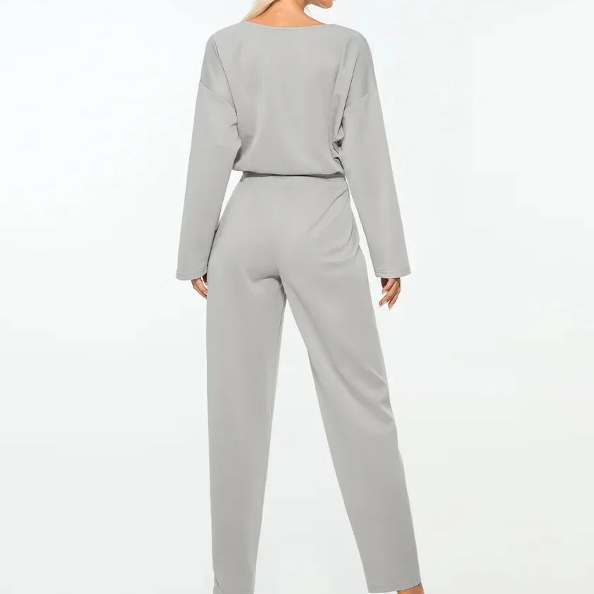 2 Piece Sets Women Outfits Simple Solid Tracksuit Drawstring Sportswear Joggers 2pcs Sets Spring Autumn Winter Clothing 3xl