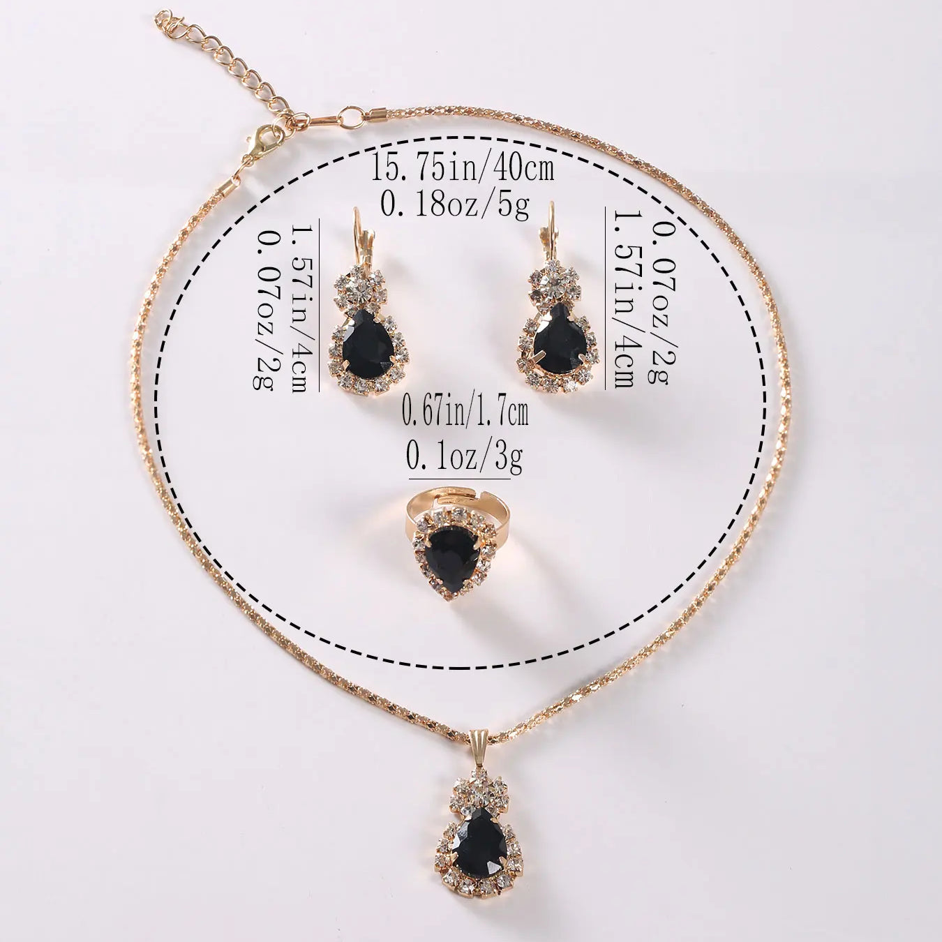 Women's Diamond-Encrusted Temperament Quartz Watch Fashion Alloy Bracelet Watch Set