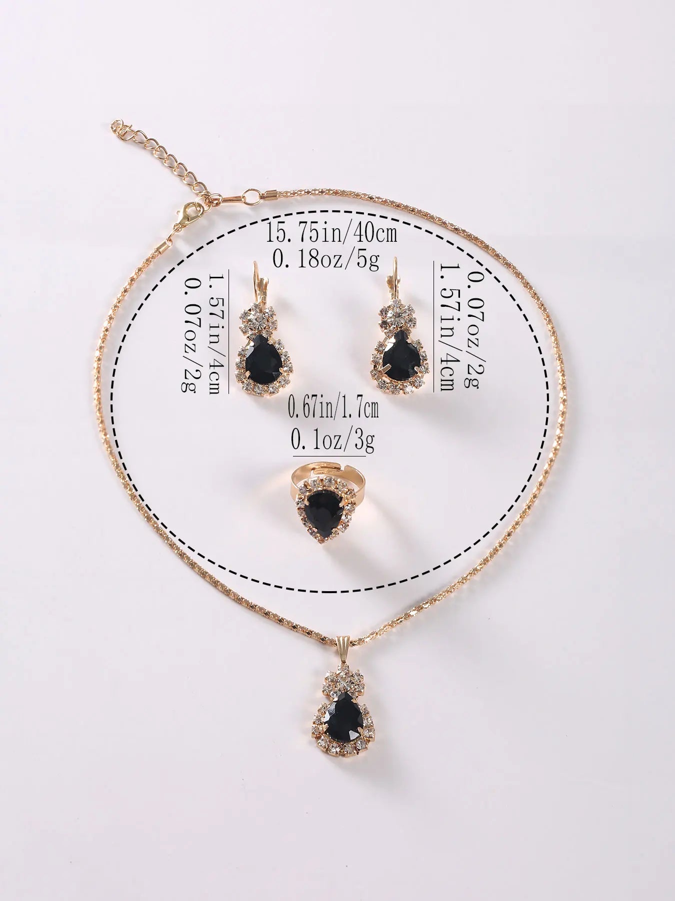 Women's Diamond-Encrusted Temperament Quartz Watch Fashion Alloy Bracelet Watch Set