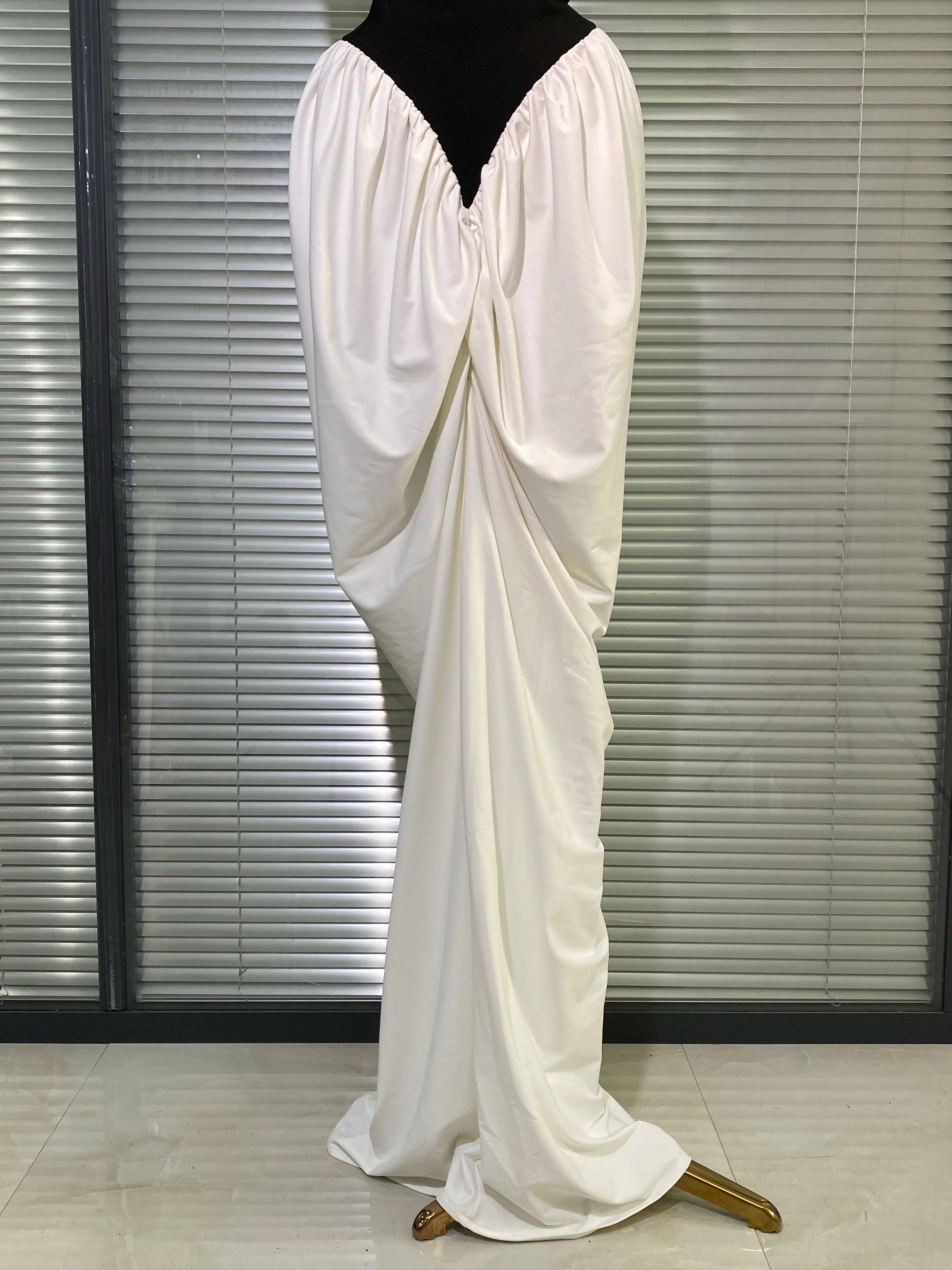 Brand New 2025 Women Sexy Off Shoulder Bandage Bodycon Maxi Dress Flower Evening Party Dress Vestido