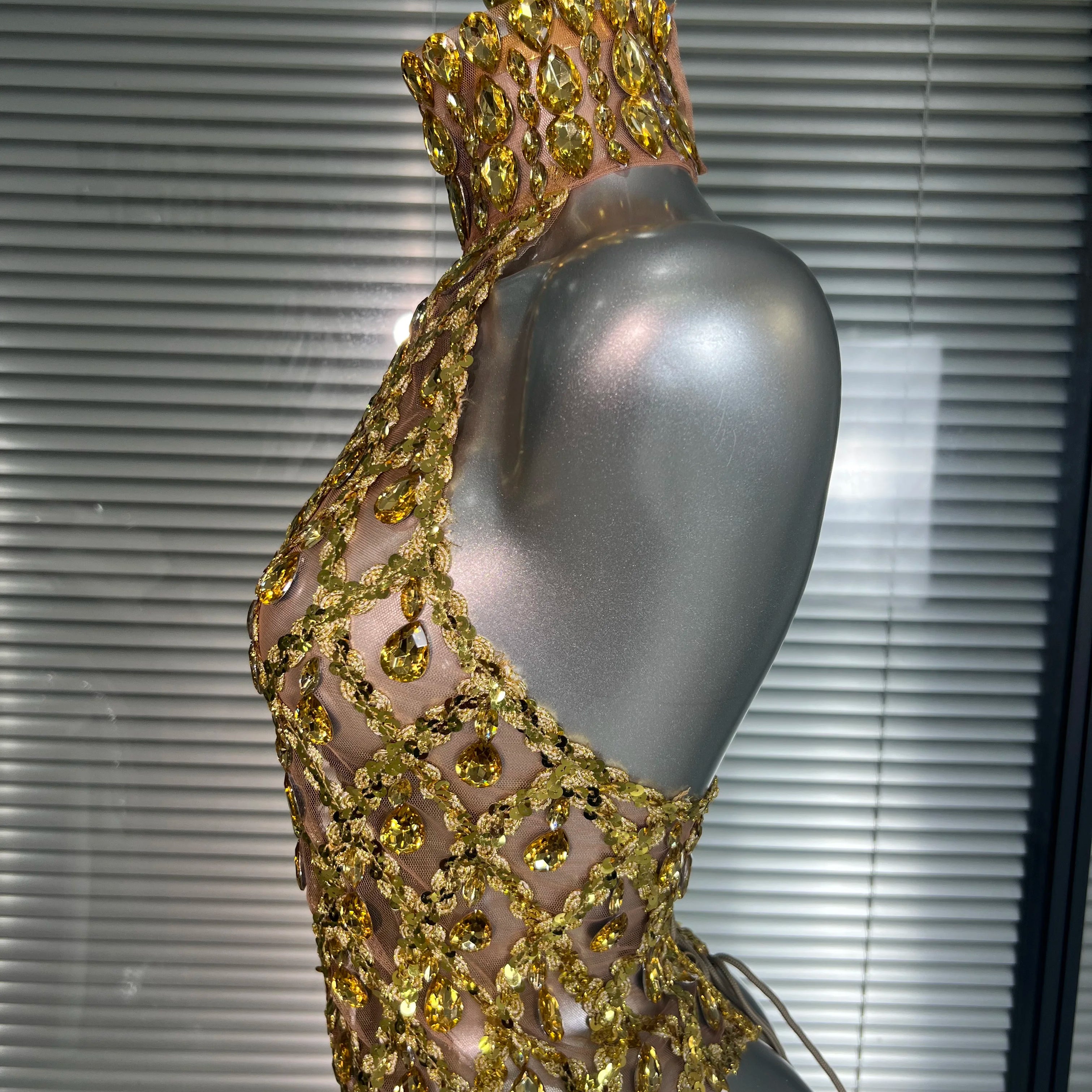 Summer New Women Sexy Halter Backless Designer Camisole Tops Ladies Trendy Night Club See Through Camis Crop Tops