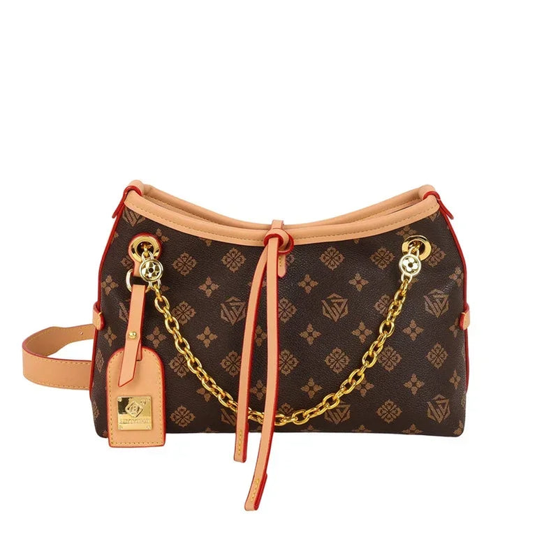 Stylish Leather Tote Bag For Women, Crossbody Shoulder Messenger Handbag By Famous Designer, Luxury Classic Choice