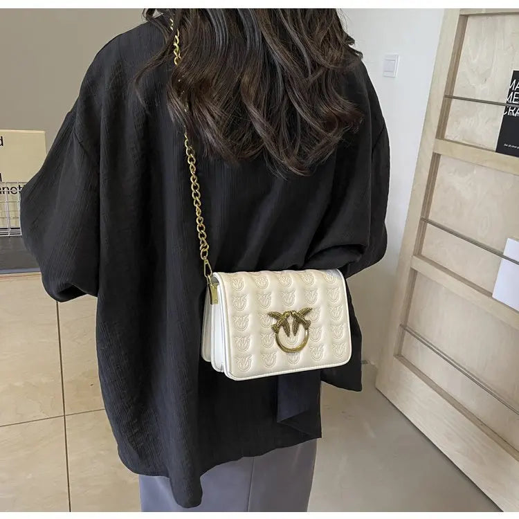 Chic 2025 Mini Square Bag, Stylish Chain Strap Purse, Women's Luxury Crossbody Bag for Daily & Evening