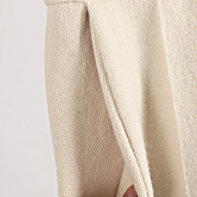 GIGOGOU Two Piece Women Autumn Winter Sweater TrackSuit OverSized Harem Pant Suits Lady Casual Warm Knitted Set