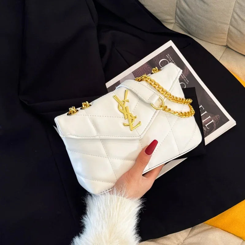 New women's chain shoulder bag, fashionable portable wallet, women's crossbody bag, casual travel handbag