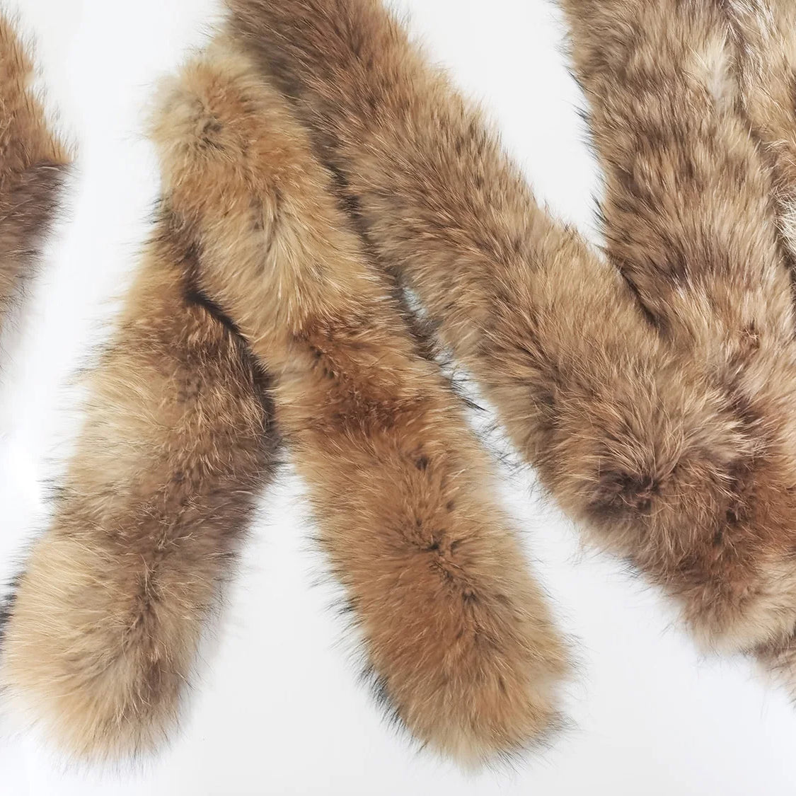 100% Real Fur Collar For Parkas Coats luxury Warm Natural Raccoon Scarf Women Large Fur Scarves Male Down jacket fur hat 75 70cm