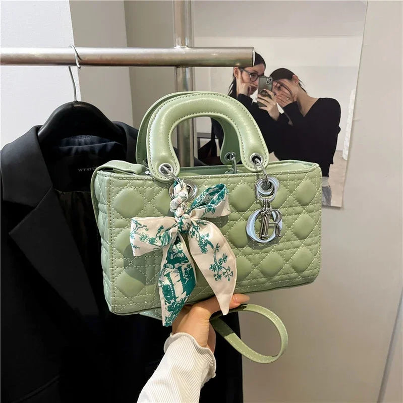 Fashion Women's Leather Classic Crossbody Handbag Elegant Designer Luxury Shoulder Tote Bag For Daily Looks