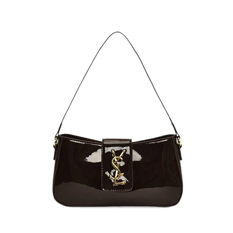 Famous Designer Elegant Leather Shoulder Bag - Women's Crossbody Handbag Popular Classic For Ladies Paris Fashion Women's Bag