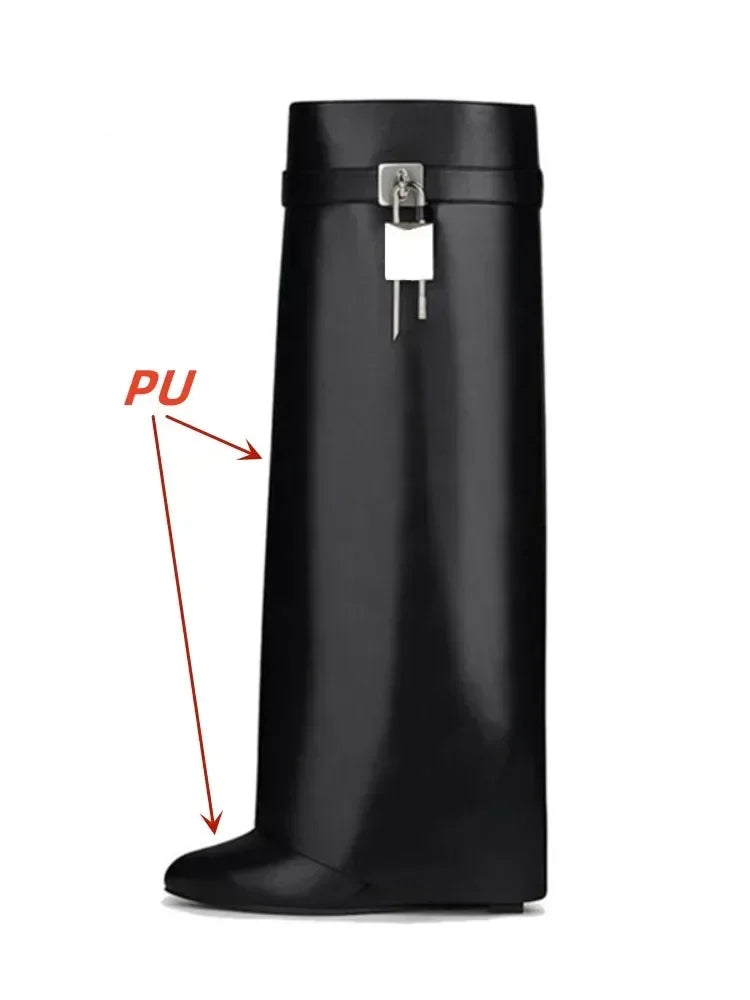 European and American Metal Lock Fasteners for High Tube Skirts, Boot Slopes, Leg Sleeves, Knee Length Boots, Platform Boots