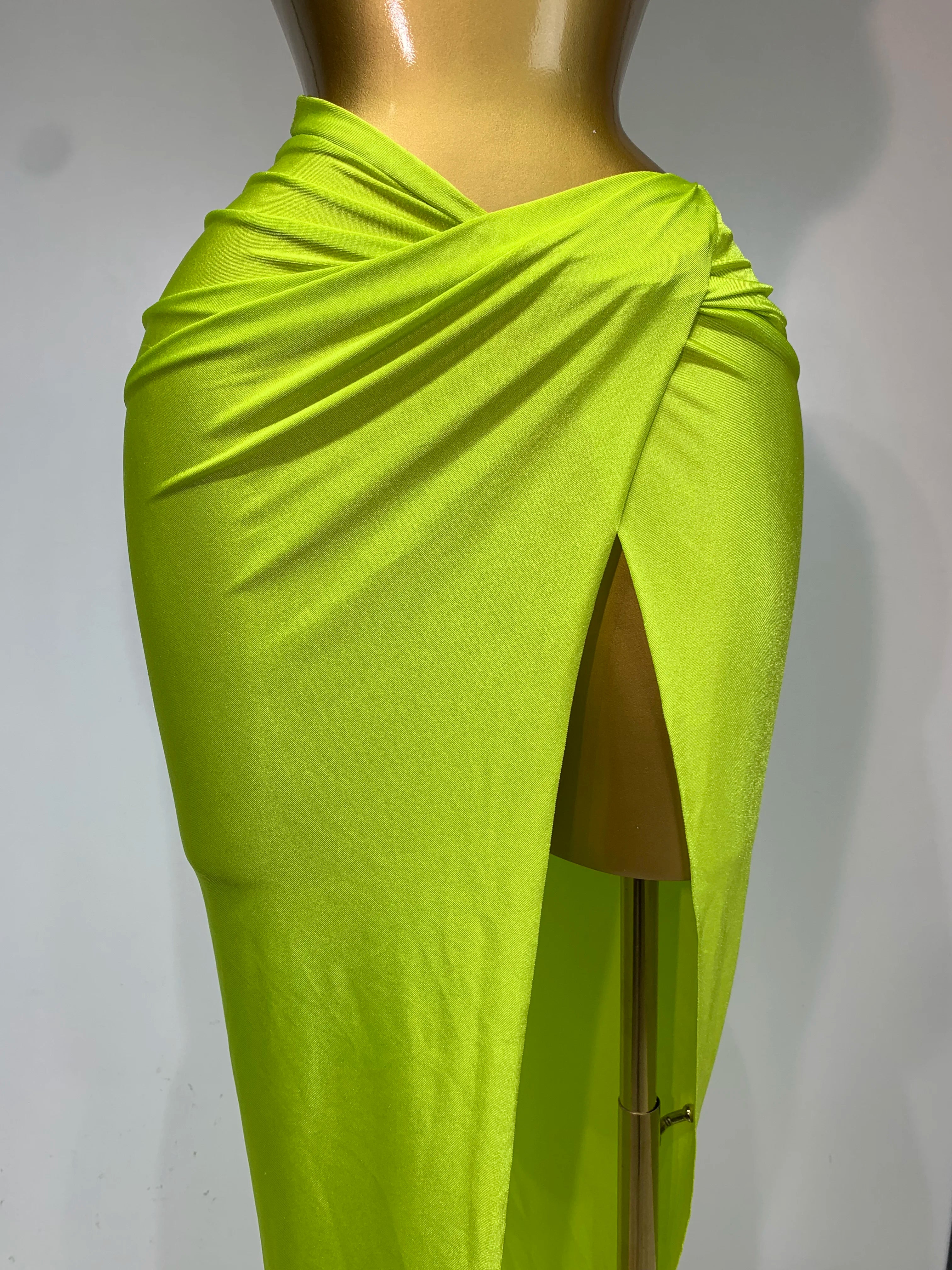 Women Sexy Sparkly Rhinestone Two Pieces Set Stretched Nightclub Skirt Suits Birthday Singer Dancer Stage Performance Costume