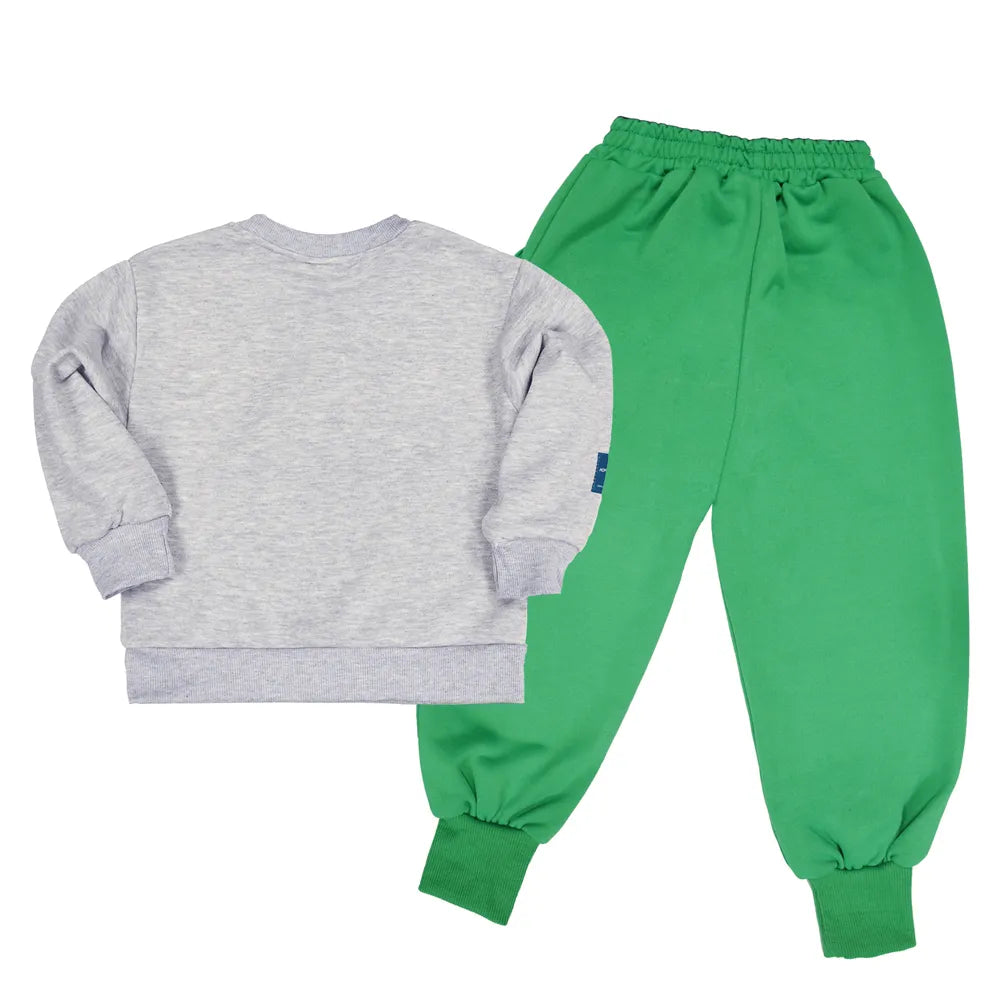 Baby Boys And Girls Clothing Set Spring Autumn Children Hooded Outerwear Tops Pants 2PCS Outfits Kids Teenage Costume Suit