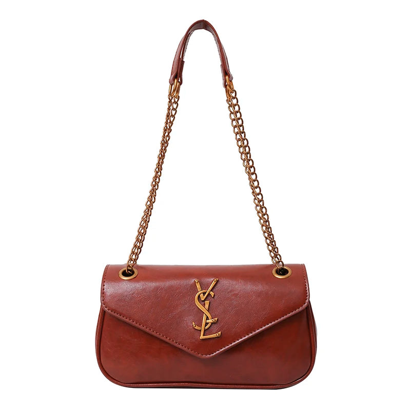 Elegant Classic Women's Tote Bag Leather Crossbody Shoulder Messenger Handbag For Ladies By Famous Luxury Brand