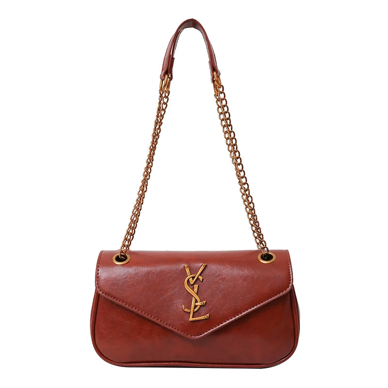 Elegant Classic Women's Tote Bag Leather Crossbody Shoulder Messenger Handbag For Ladies By Famous Luxury Brand