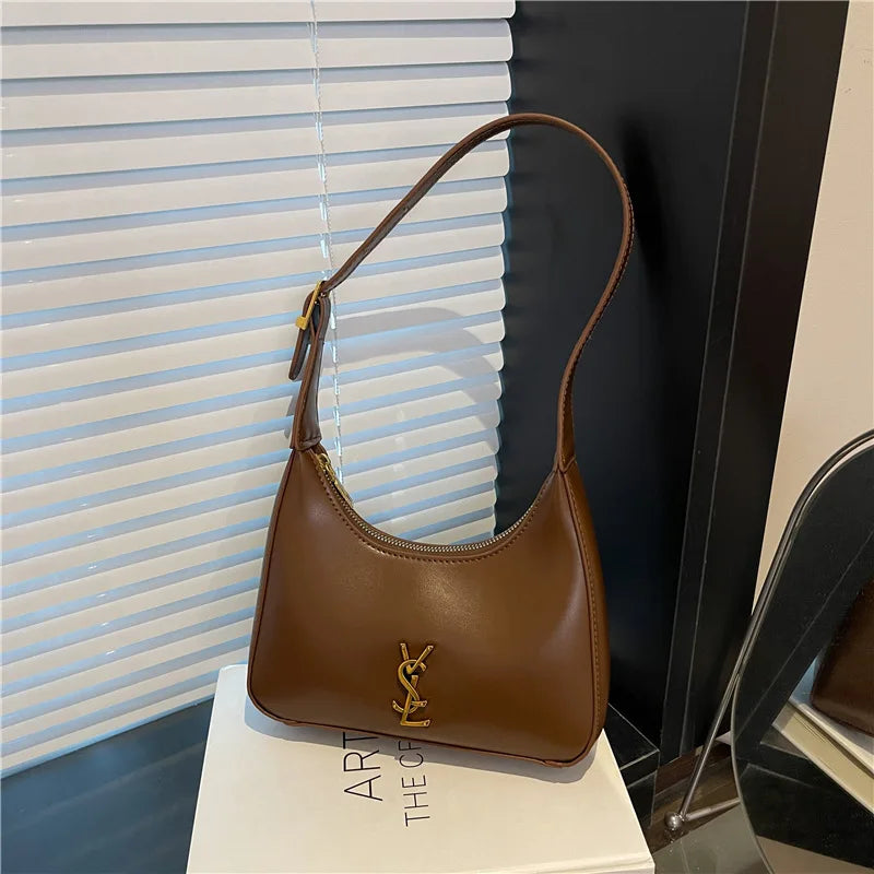 Exclusive Designer Shoulder Bag 2025 New, Versatile Women's Top Handle Tote & Underarm Purse, Vintage Style Crossbody Bag