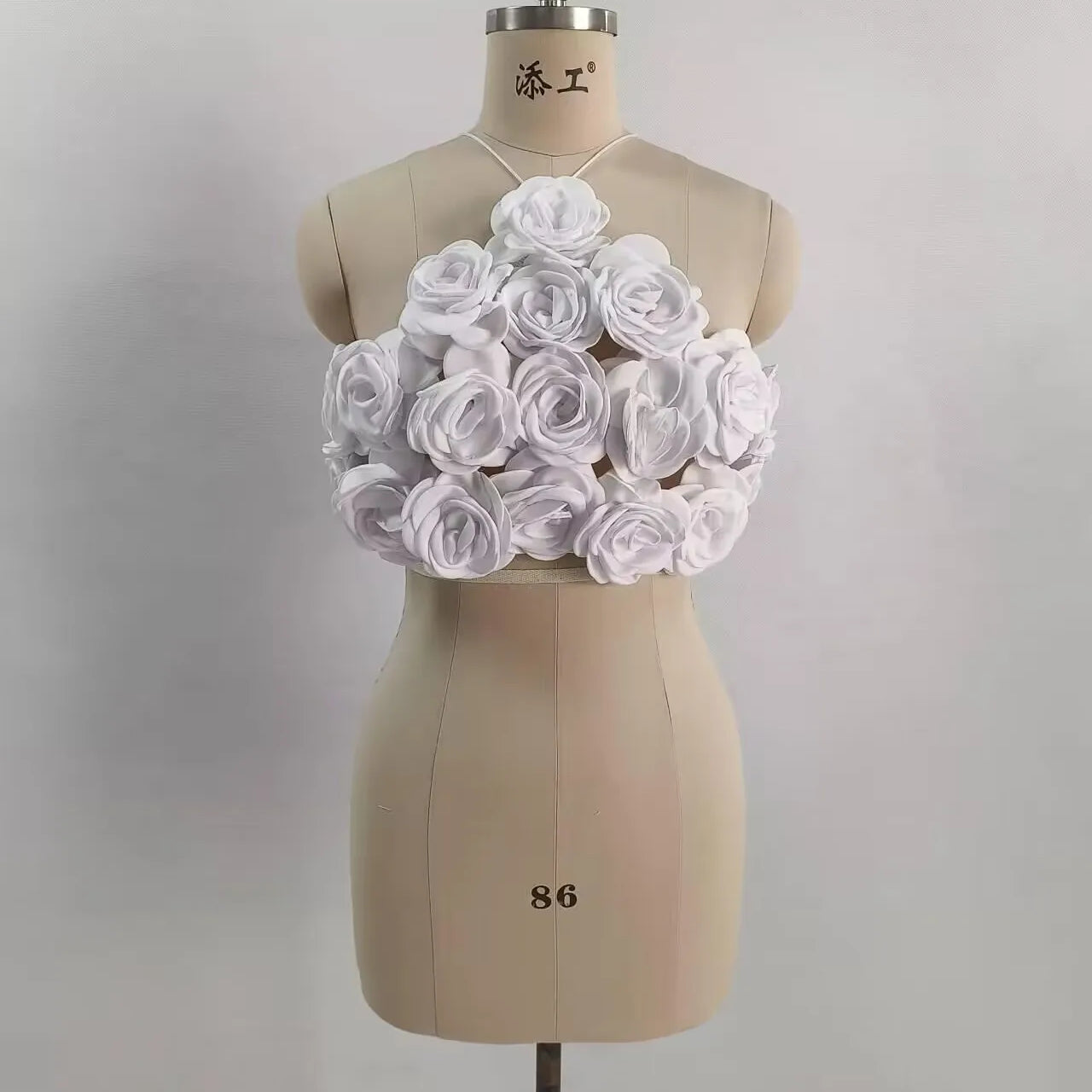 Hot Sale Black Red White Women Sexy Halter Off the Shoulder Backless Short Mini Camis Tops Florals Nightclub Party Wear