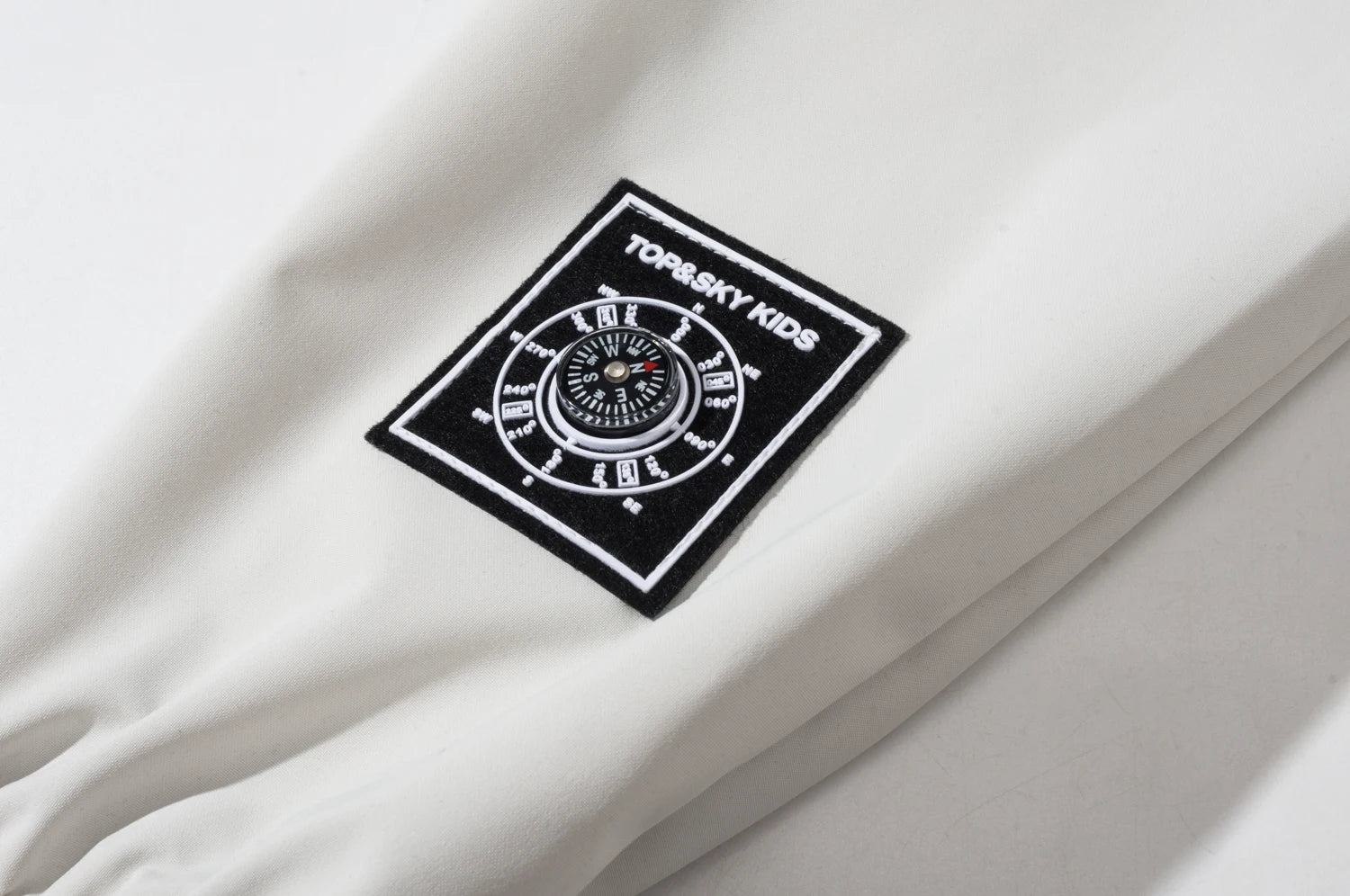 Boys Waterproof Jacket, Rainproof Raincoat with Compass and Detachable Hat, Lightweight Windproof Rain Jacket