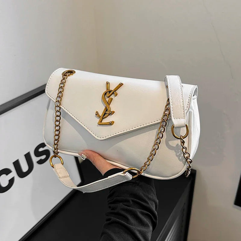 Elegant Classic Women's Tote Bag Leather Crossbody Shoulder Messenger Handbag For Ladies By Famous Luxury Brand