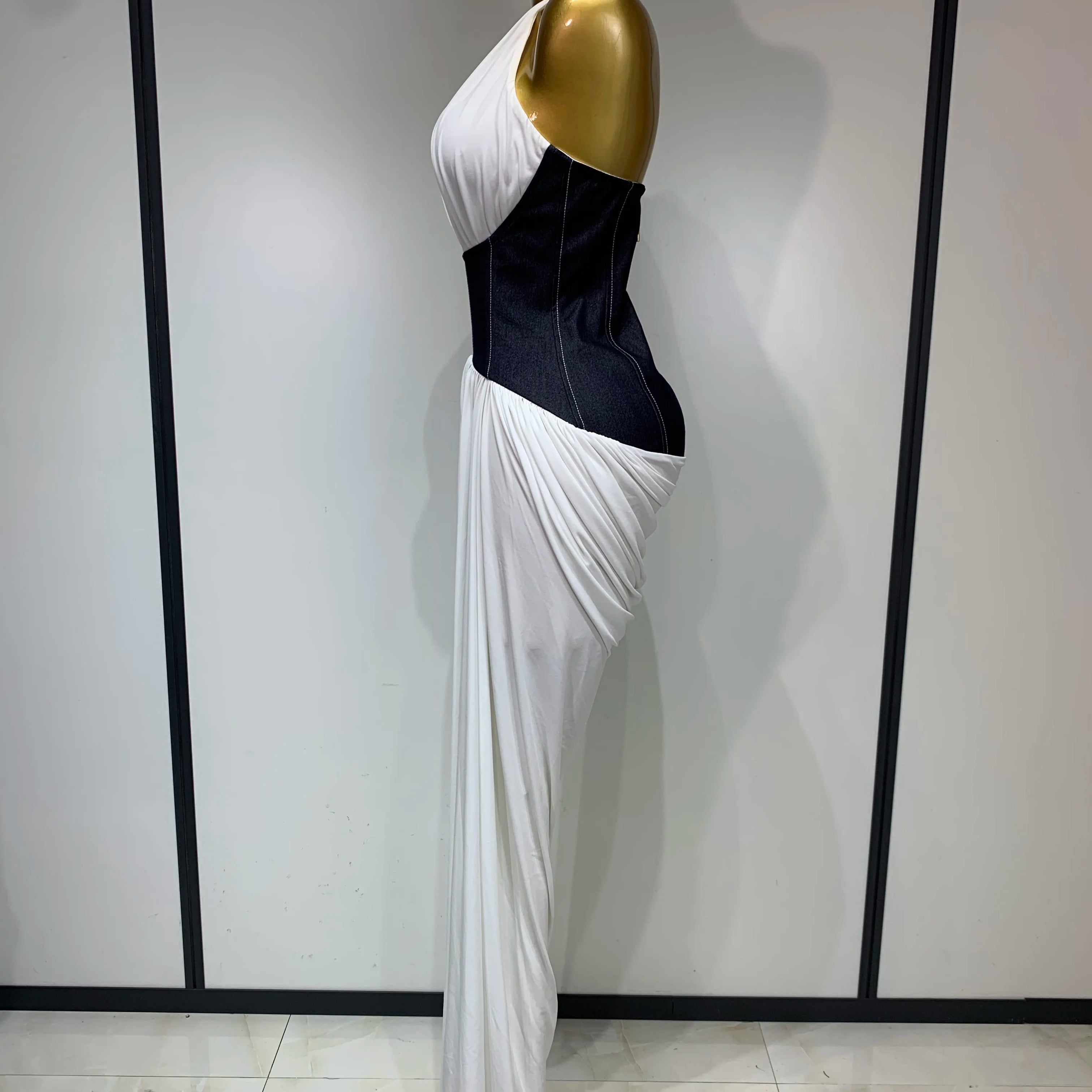 Women Sexy Backless Halter Front Slit Maxi Long Dress Elegant Evening Party Club Dress Luxury Birthday Wedding Guest Gown