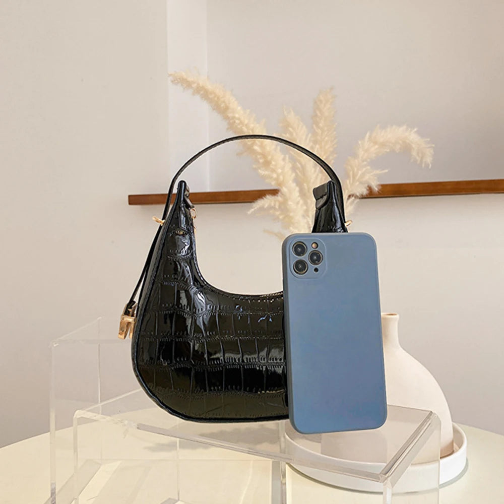 Candy Color Armpit Bag Purses and Handbags Stone Pattern Shoulder Bags for Women Luxury Designer Cloud Bag Party Clutch