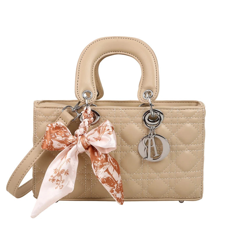 Fashion Women's Leather Classic Crossbody Handbag Elegant Designer Luxury Shoulder Tote Bag For Daily Looks