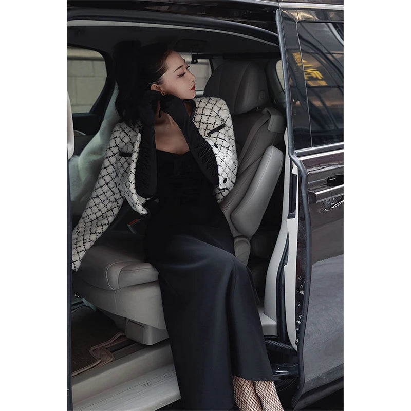 Elegant Slit Midi Skirts Women Streetwear High Waist Suit Skirt Office Lady Korean Fashion Grey Black Slim Pencil Skirts