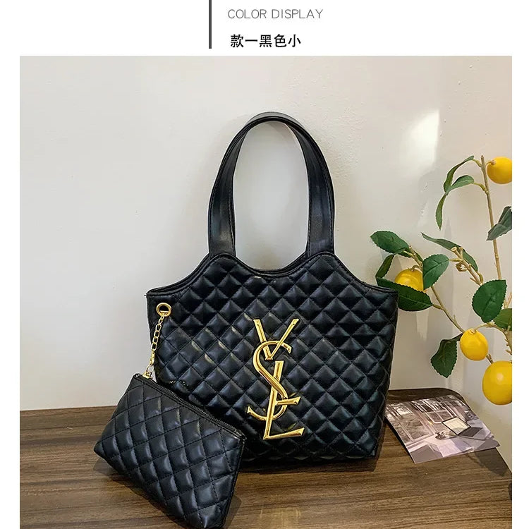 Must-Have 2025! Korean Spring/Summer Padded Shoulder Bag - Quilted Stitch, Popular Insert & Spacious Euro-American Style