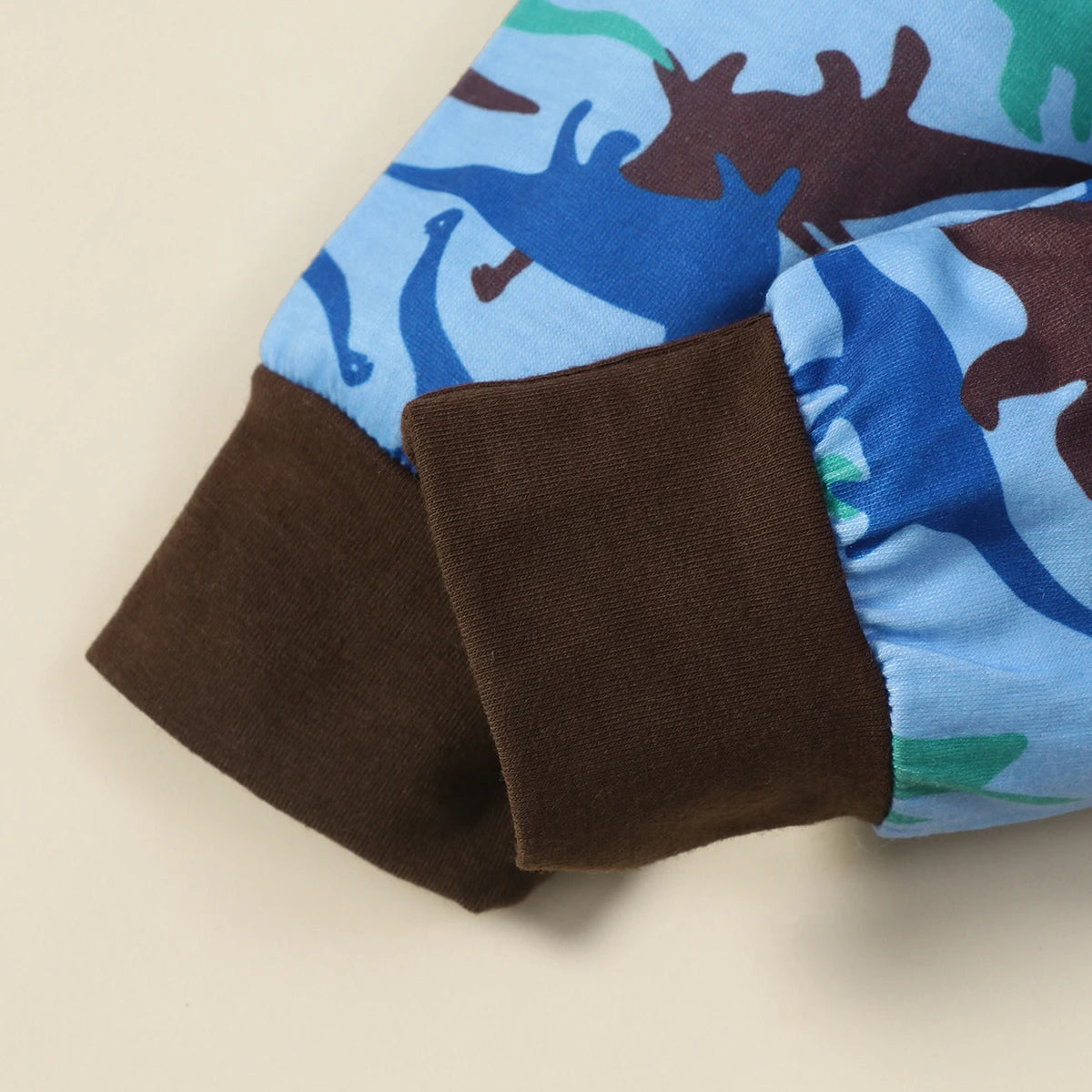 Autumn children's clothing casual cartoon home clothes set autumn clothing children's dinosaur underwear two-piece set