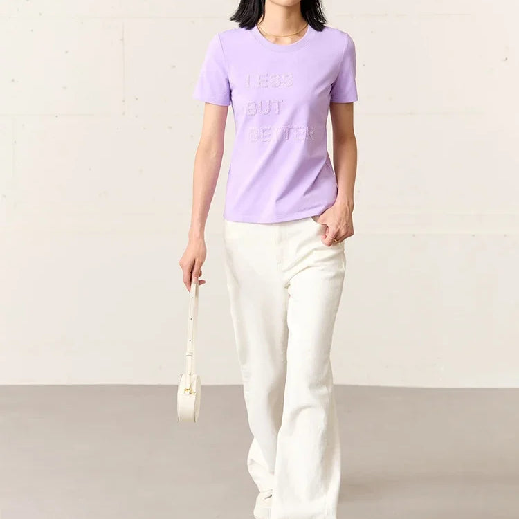 Minimalism Autumn Jeans For Women Straight Trousers Cotton Denim High Waist Wide Leg Casual Loose Pants