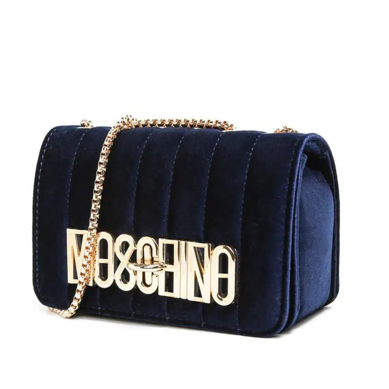 Fashion Green Small Shoulder CrossBody Bags Female Travel Chain Handbags Brand Designer Crossbody Bags For Women New Clutch dark blue 1