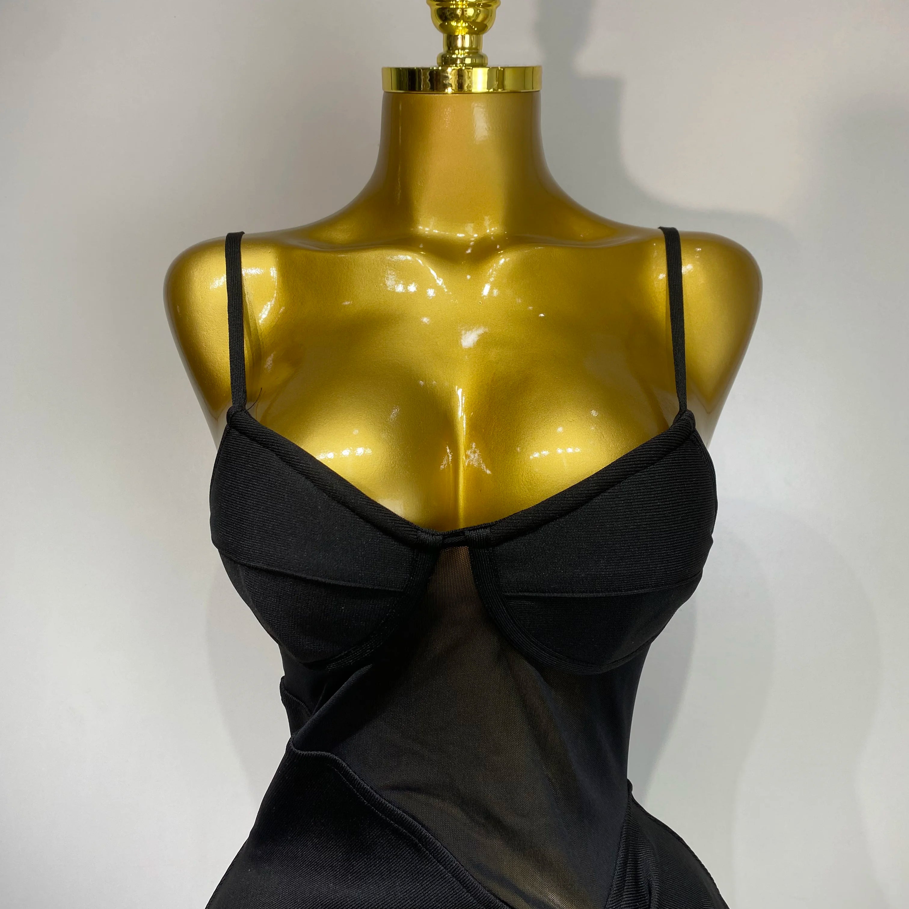 Sexy Long Dress Starfish Decoration Bandage Dress Women 2025 Elegant Style Fashion Evenig Party Luxury Birthday Prom Gowns