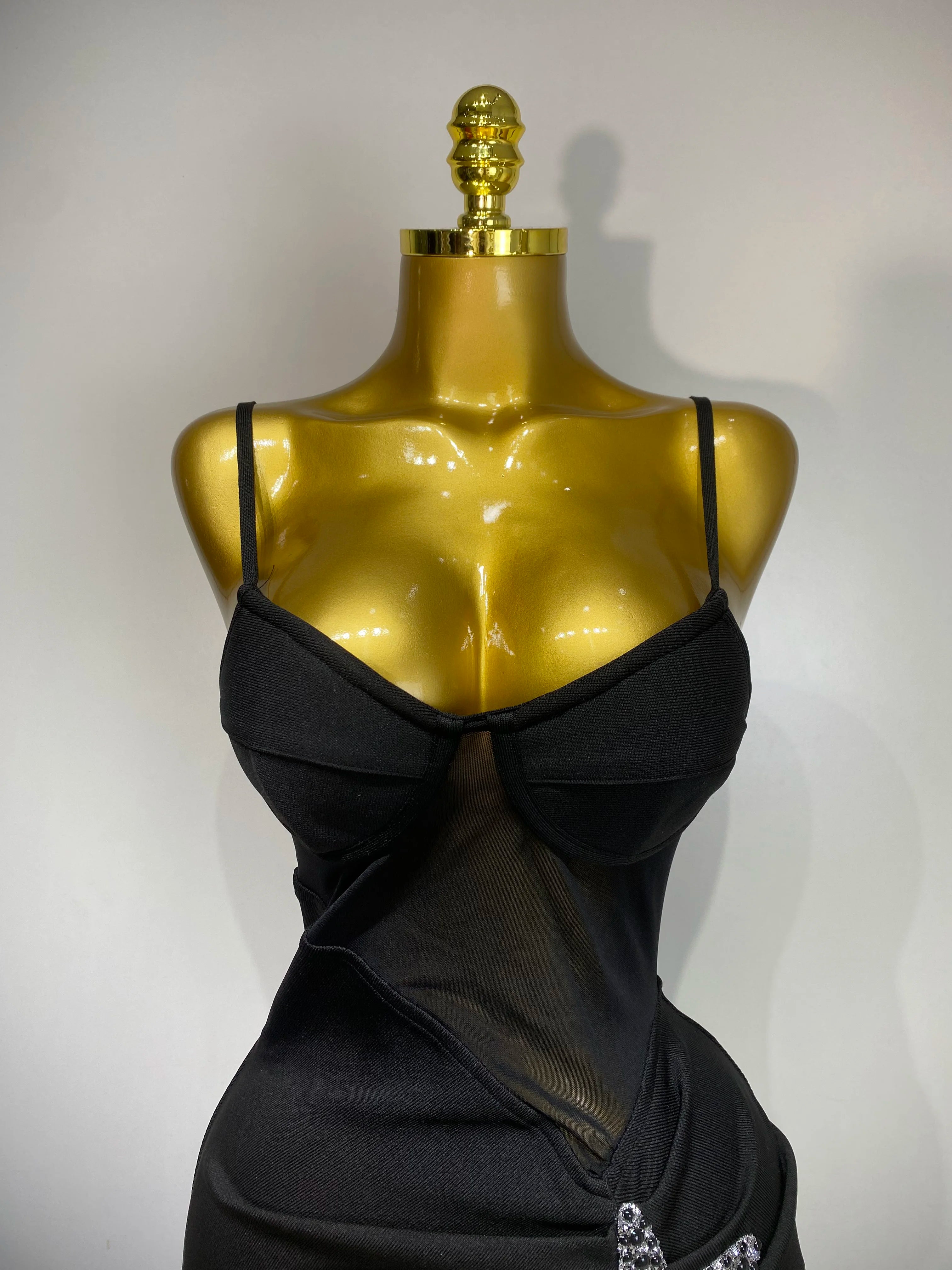 Sexy Long Dress Starfish Decoration Bandage Dress Women 2025 Elegant Style Fashion Evenig Party Luxury Birthday Prom Gowns