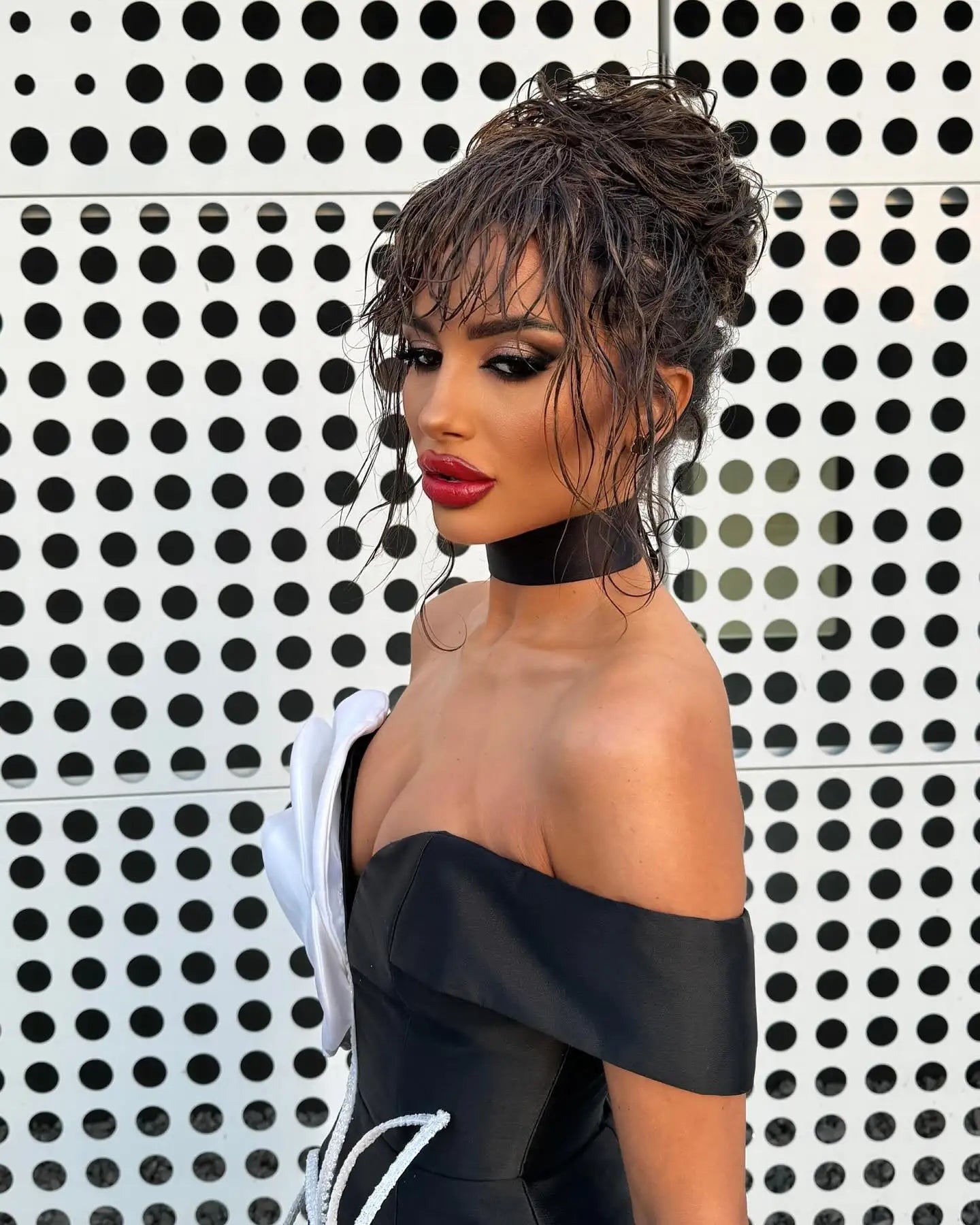 New Arrival Women Sexy Off the Shoulder Big Florals Bodycon Mini Bandage Dress Celebrity Fashion Evening Party Red Carpet Dress