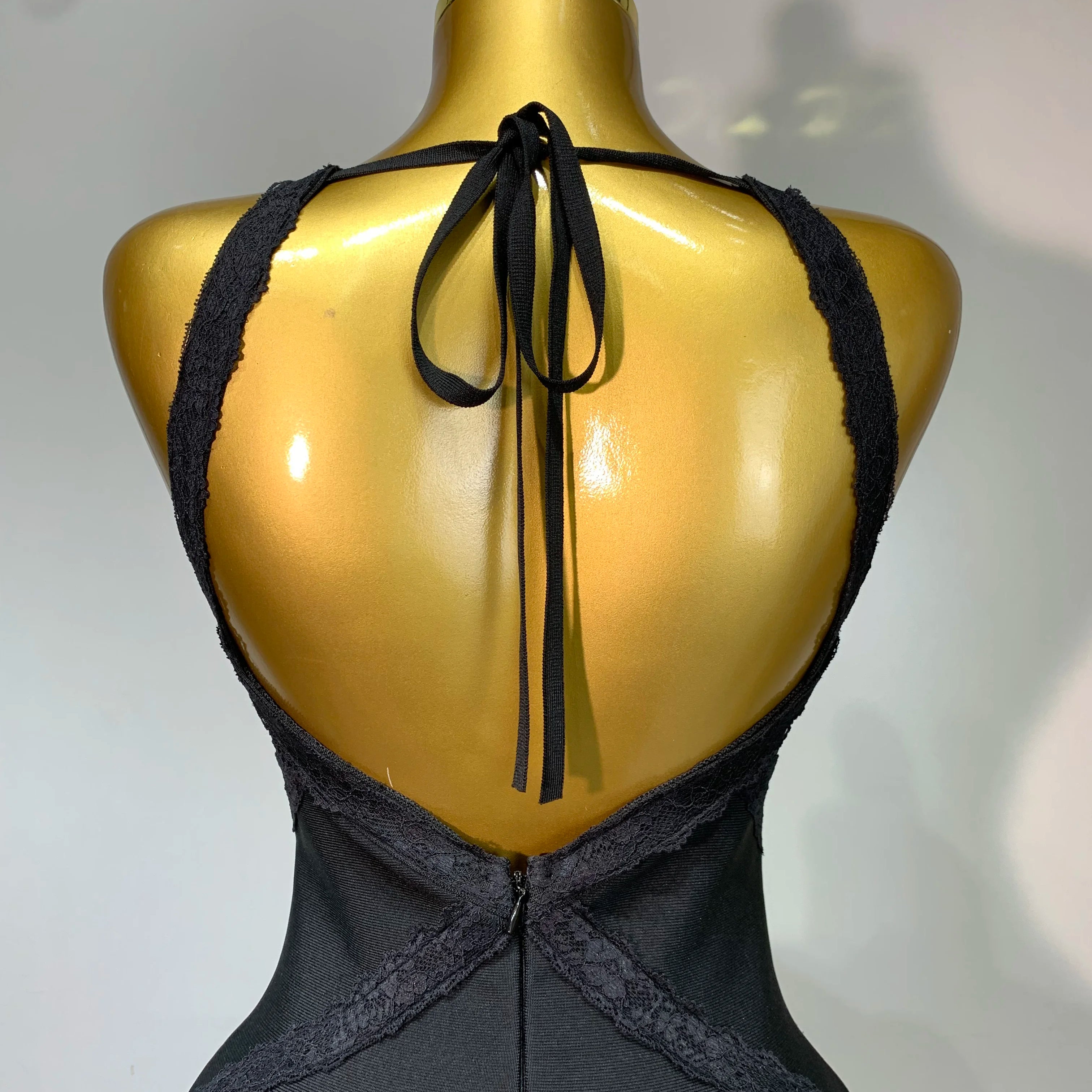 High Quality Sexy V Neck Black Lace Prom Dress Sleeveless Evening Party Gown Celebrity Elegant Luxury Birthday Club Dresses