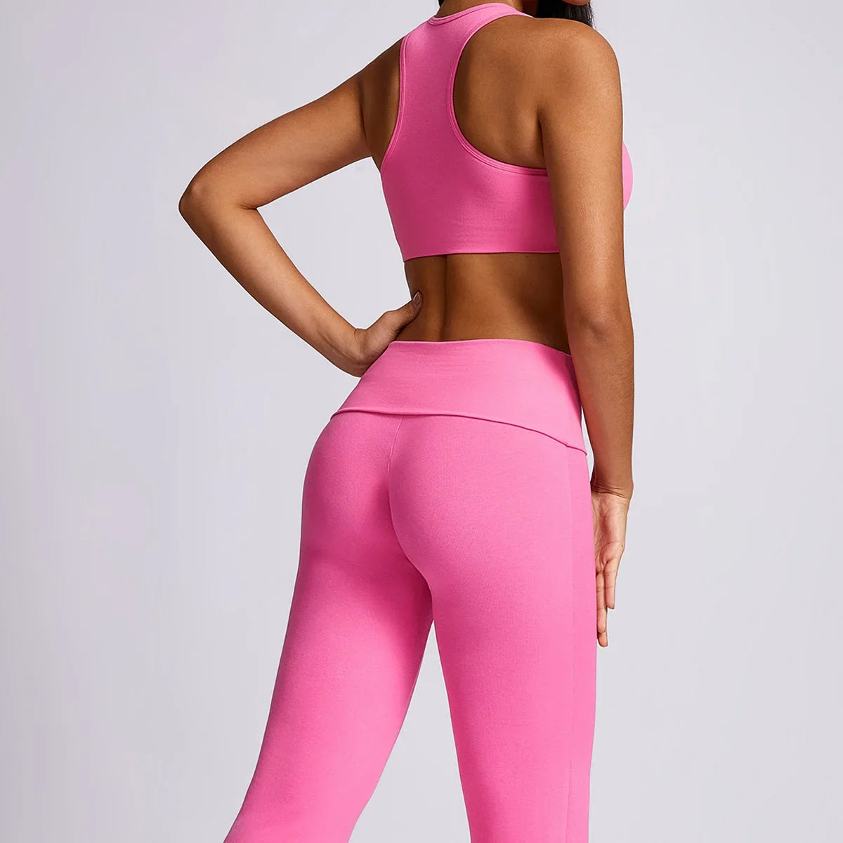 New Yoga Set Workout Clothes Fitness High Quality Suits Sports Bra High Waist Leggings 2 Piece Women High Stretch Gym Outfit
