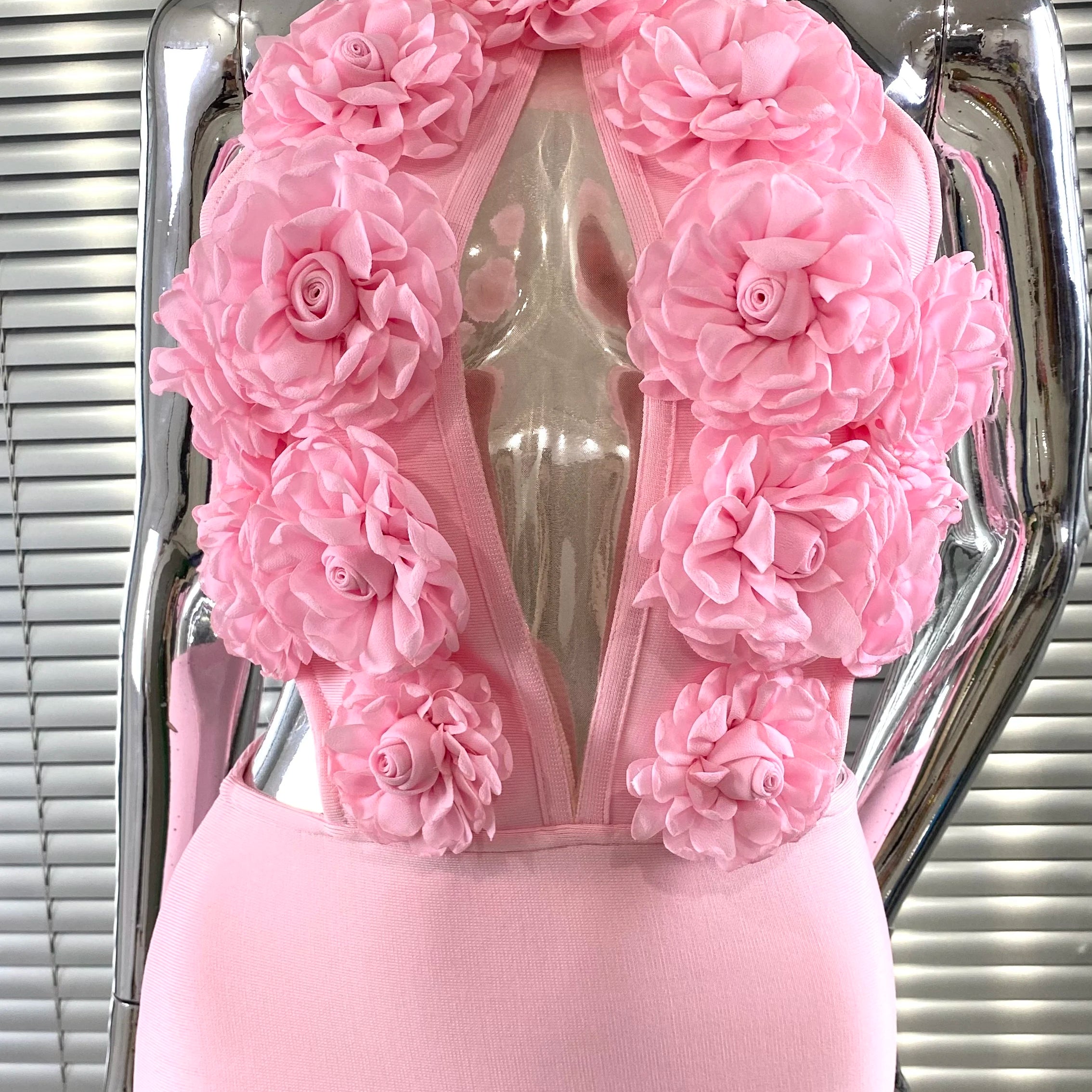 New Summer Sexy Halter Sleeveless  Package Hips Ankle Lenght Bandage Dress Graceful Woman Party Dress Cocktail Party Vestido