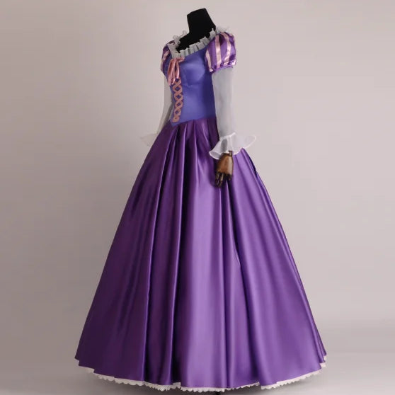 Adult Women Princess Rapunzel Cosplay Costume the Tangled Halloween Costume Girls Women Fancy Dress Ball Gown Christmas Party