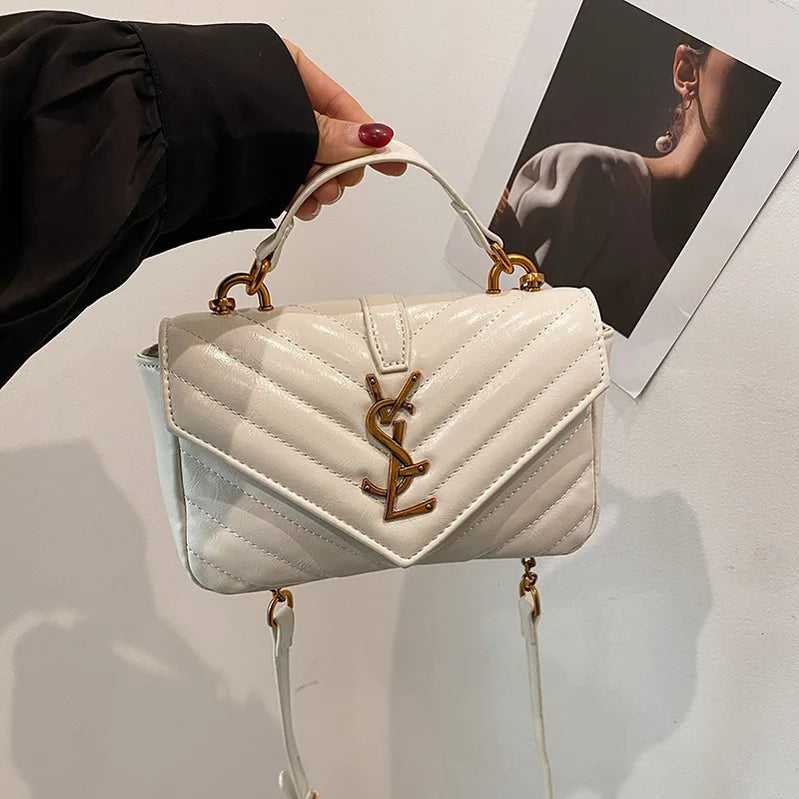 Designer-Inspired Chain Shoulder Bag for Women Luxury Indie Crossbody Purse, Sophisticated & Versatile Day-to-Night Bag