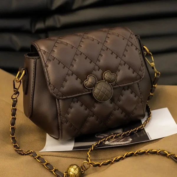 Winter Popular High-end Fashion Bag Women's 2026 Light Luxury Designer Chain Bag Single Shoulder Oblique Span Small Square Bag